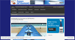 Desktop Screenshot of espacodetraniano.wordpress.com
