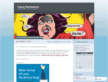 Tablet Screenshot of copingmechanisms.wordpress.com
