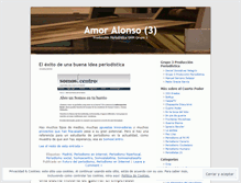 Tablet Screenshot of produccionumhamoralonso.wordpress.com