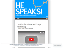 Tablet Screenshot of hespeaks.wordpress.com