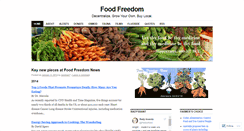 Desktop Screenshot of foodfreedom.wordpress.com