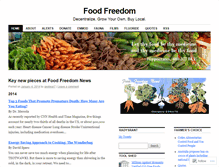 Tablet Screenshot of foodfreedom.wordpress.com