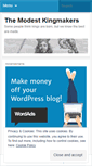Mobile Screenshot of modestkingmakers.wordpress.com