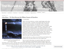 Tablet Screenshot of modestkingmakers.wordpress.com