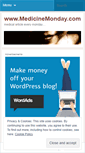 Mobile Screenshot of medicinemonday.wordpress.com