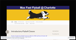 Desktop Screenshot of maxfastflyball.wordpress.com