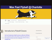 Tablet Screenshot of maxfastflyball.wordpress.com