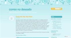 Desktop Screenshot of correonodeseado.wordpress.com