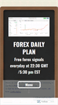 Mobile Screenshot of forexdailyplan.wordpress.com