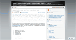 Desktop Screenshot of ajnaragrandheritage.wordpress.com