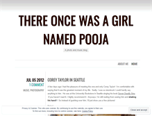 Tablet Screenshot of girlnamedpooja.wordpress.com