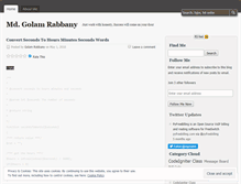 Tablet Screenshot of golamrobbany.wordpress.com