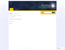Tablet Screenshot of matematicasynumeros.wordpress.com