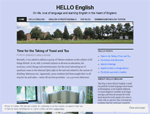 Tablet Screenshot of heartofenglish.wordpress.com