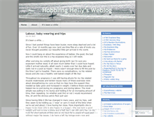 Tablet Screenshot of hobblinghelly.wordpress.com