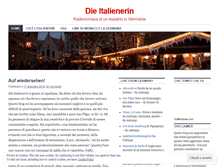 Tablet Screenshot of dieitalienerin.wordpress.com