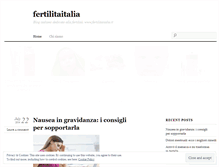 Tablet Screenshot of fertilitaitalia.wordpress.com