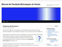 Tablet Screenshot of manualdelvendedor.wordpress.com