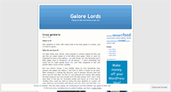 Desktop Screenshot of galorelords.wordpress.com