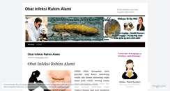 Desktop Screenshot of obatinfeksirahimalami01.wordpress.com