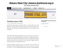 Tablet Screenshot of bokaro.wordpress.com