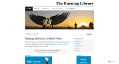 Desktop Screenshot of burninglibrarian.wordpress.com