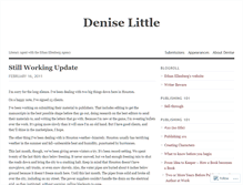 Tablet Screenshot of deniselittle.wordpress.com