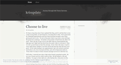 Desktop Screenshot of krisupdate.wordpress.com