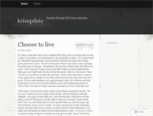 Tablet Screenshot of krisupdate.wordpress.com