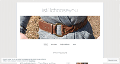 Desktop Screenshot of istillchooseyou.wordpress.com