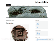 Tablet Screenshot of mimetolith.wordpress.com