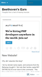 Mobile Screenshot of beethovensears.wordpress.com