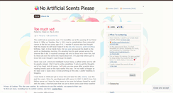 Desktop Screenshot of noscents.wordpress.com