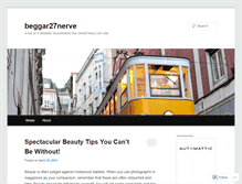 Tablet Screenshot of beggar27nerve.wordpress.com