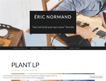 Tablet Screenshot of ernormand.wordpress.com