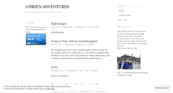 Desktop Screenshot of obrienadventures.wordpress.com