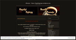 Desktop Screenshot of kapolyigyorgy.wordpress.com