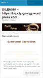 Mobile Screenshot of kapolyigyorgy.wordpress.com