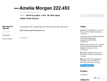 Tablet Screenshot of ameliamorgan453.wordpress.com