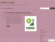 Tablet Screenshot of lekkerleven.wordpress.com