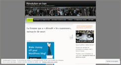 Desktop Screenshot of iranenlutte.wordpress.com