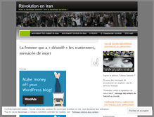 Tablet Screenshot of iranenlutte.wordpress.com