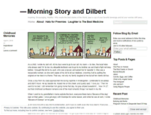 Tablet Screenshot of morningstoryanddilbert.wordpress.com