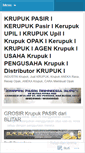 Mobile Screenshot of krupukpasirindonesia.wordpress.com