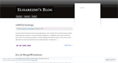 Desktop Screenshot of elharezmi.wordpress.com