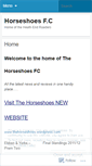 Mobile Screenshot of horseshoesfc.wordpress.com