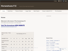 Tablet Screenshot of horseshoesfc.wordpress.com