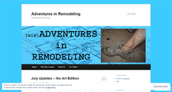 Desktop Screenshot of misadventuresinremodeling.wordpress.com