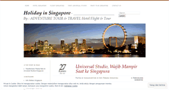 Desktop Screenshot of holidayinsingapore.wordpress.com