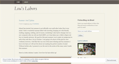Desktop Screenshot of louslabors.wordpress.com
